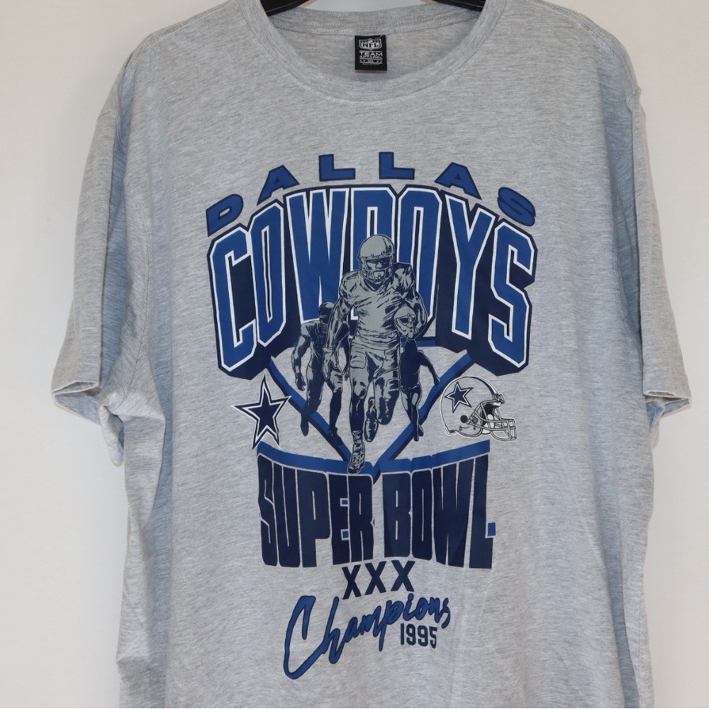 NFL Aeropostale Dallas Cowboys Super Bowl Gray T-Shirt
